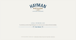 Desktop Screenshot of hayman-distillers.co.uk